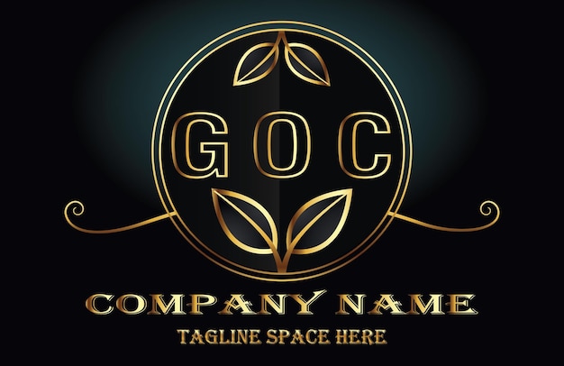 Vector logo van de goc letter