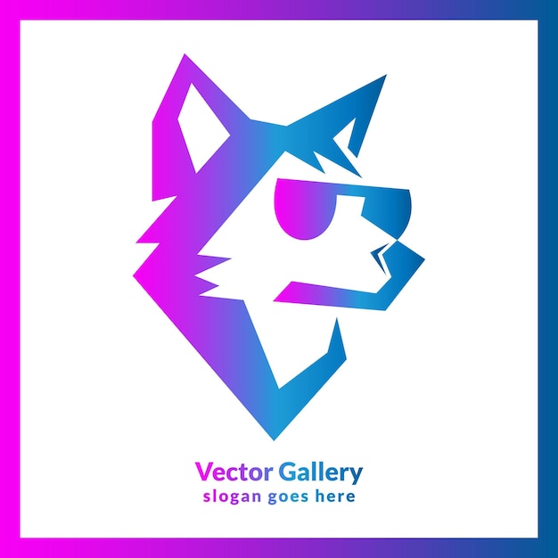 Vector logo van de hond