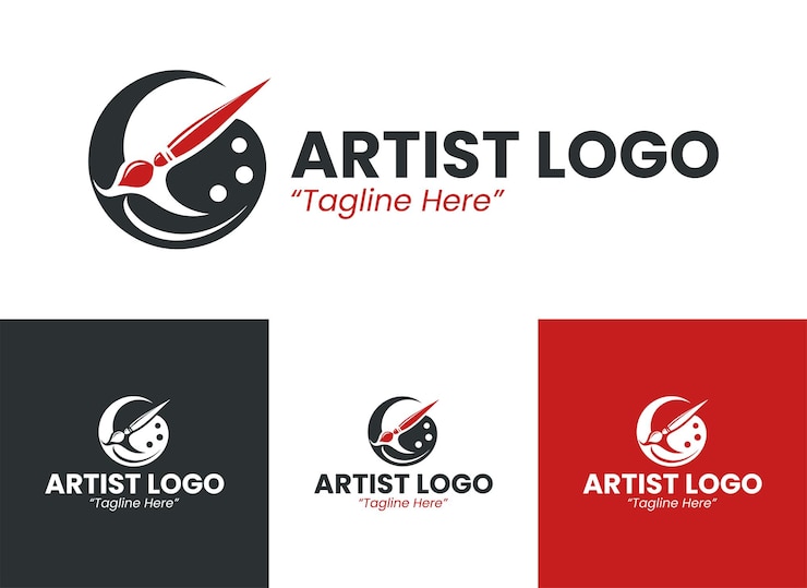 Vector logo van de kunstenaar