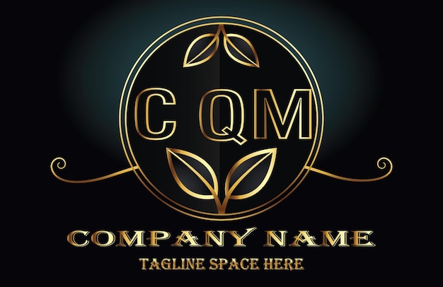 Vector logo van de letter cqm