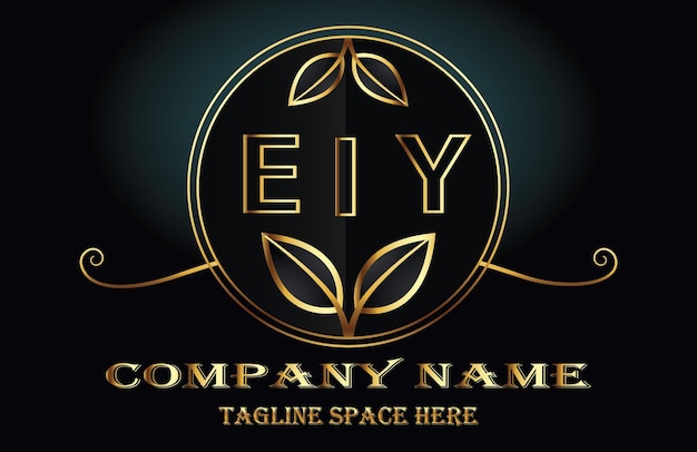 Vector logo van de letter eiy