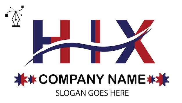 Logo van de letter HIX