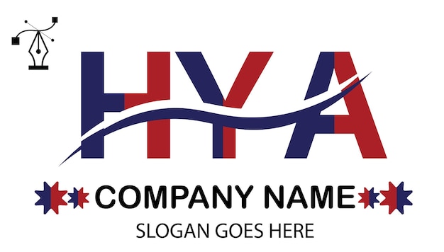 Logo van de letter HYA