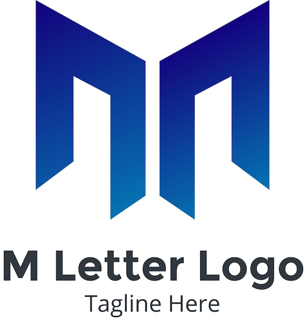 Vector logo van de letter m