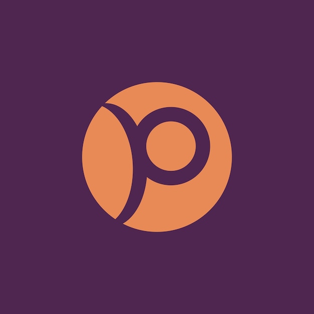 Vector logo van de letter p