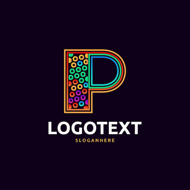 Logo van de letter P
