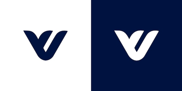 Logo van de letter V