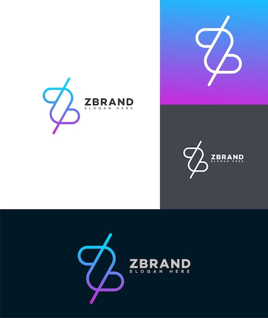 Logo van de letter Z