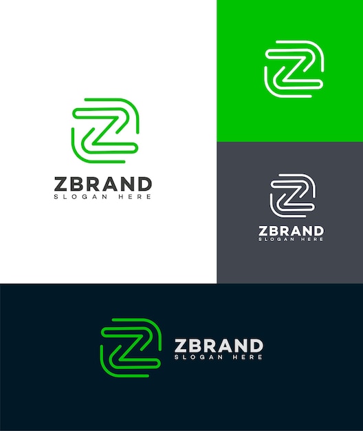 Logo van de letter Z