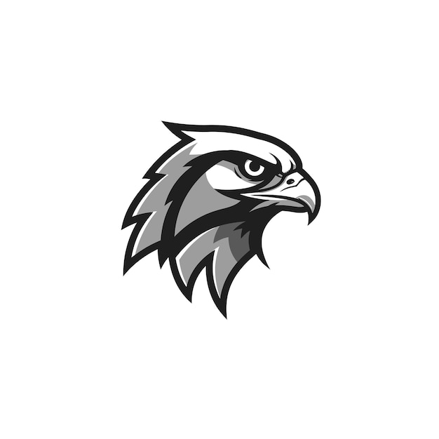 Logo van de mascotte Eagle Head