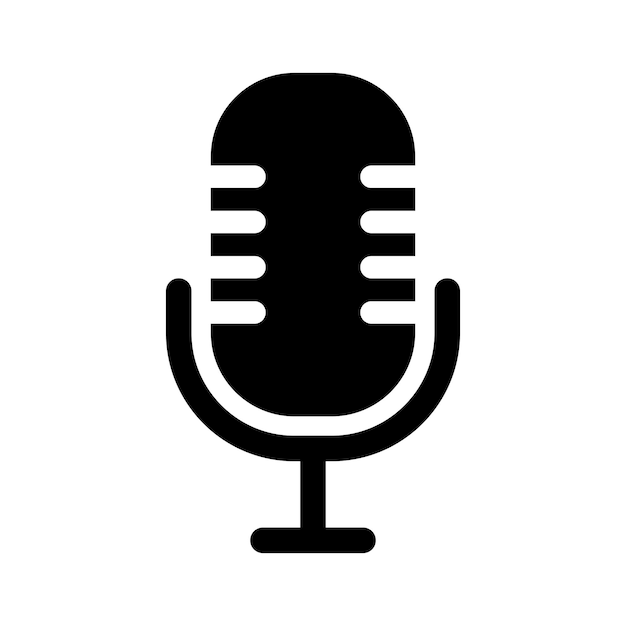 logo van de microfoon