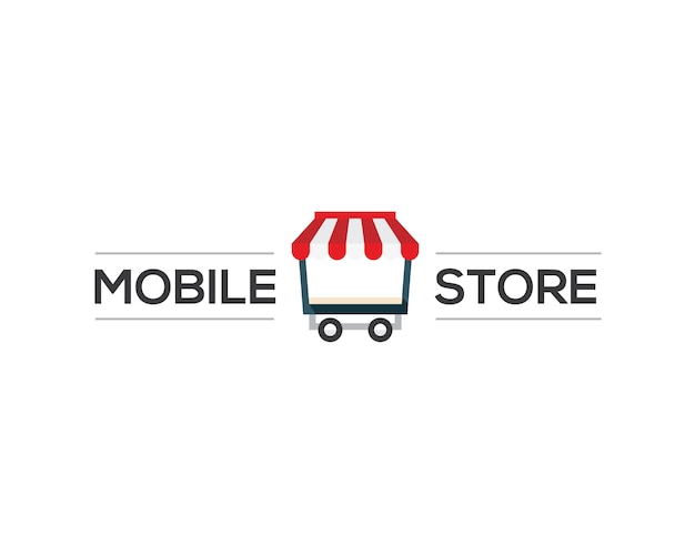 logo van de mobiele winkel