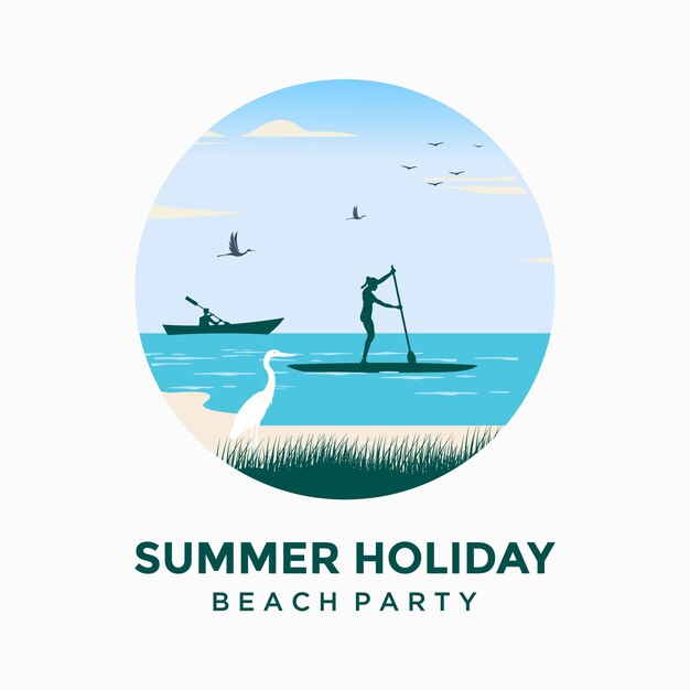 Logo van de zomervakantie