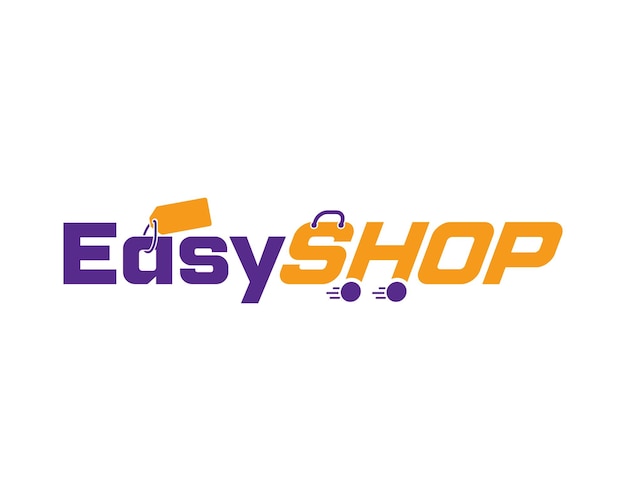 Vector logo van easy shop