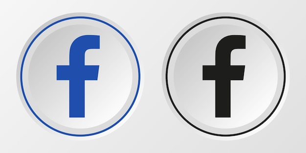 Vector logo van facebook