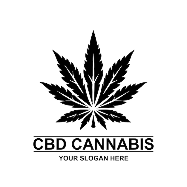 Logo van het cannabisblad CBD