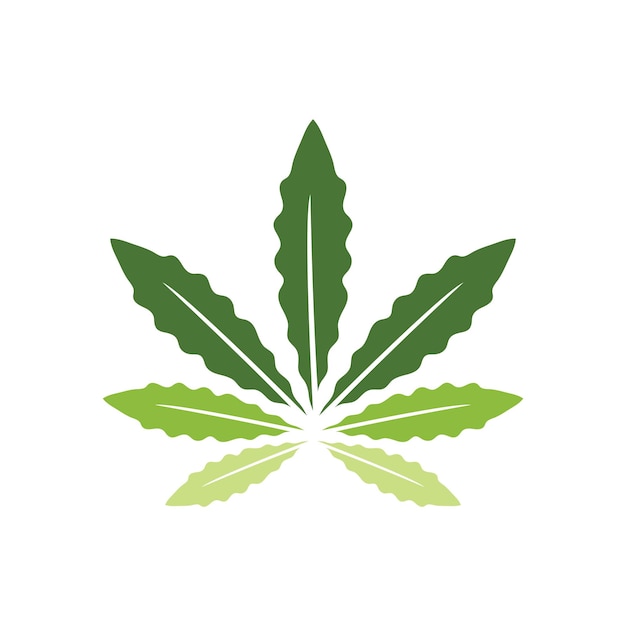 logo van het cannabisblad Ontwerpen