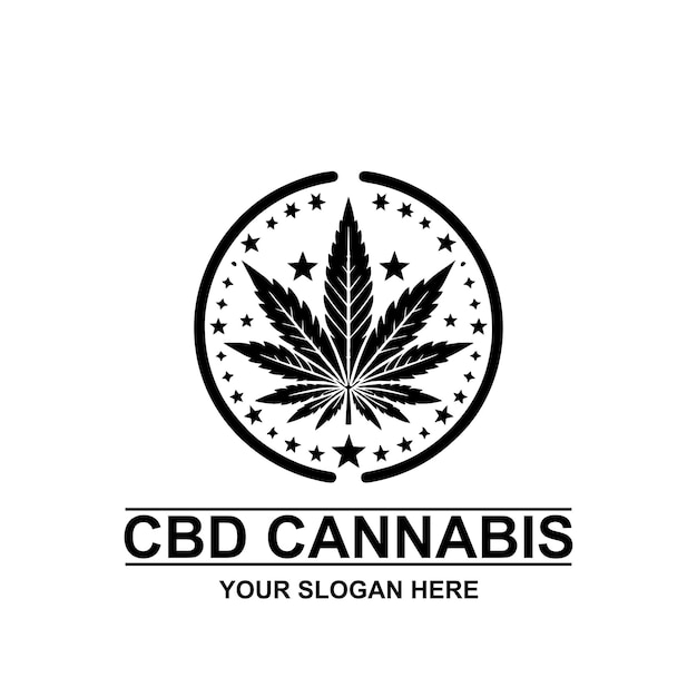 Logo van het cannabisblad