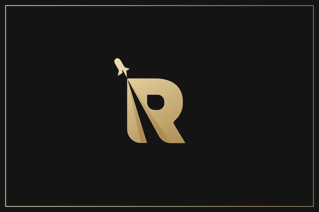 Logo van het handelsmerk met de letter R