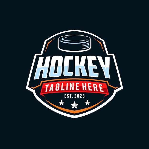 Logo van het hockeytoernooi in moderne stijl