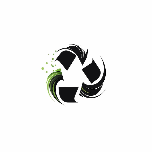 logo van het recyclingbord