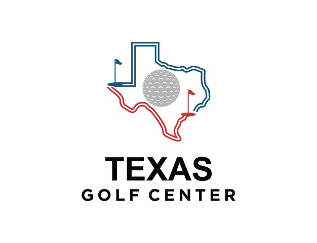 Vector logo van het texas golf center