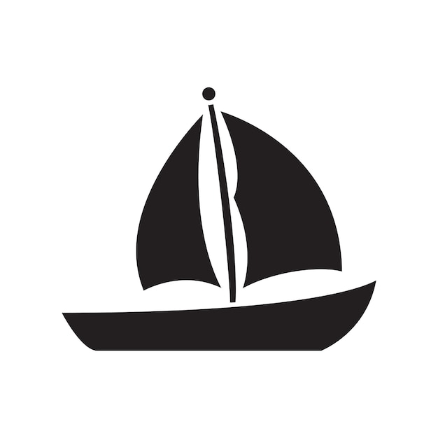logo van het zeilbootpictogram