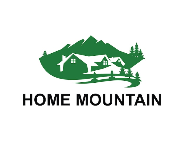 Vector logo van home mountain