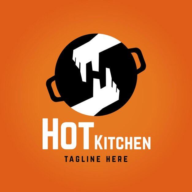 Vector logo van hot kitchen