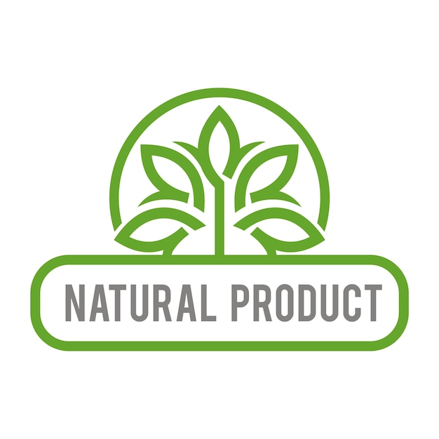 Logo van natuurlijke producten