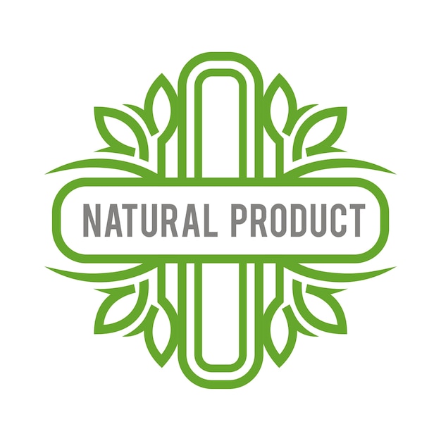 Logo van natuurlijke producten