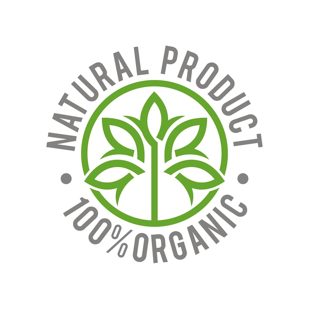 Logo van natuurlijke producten