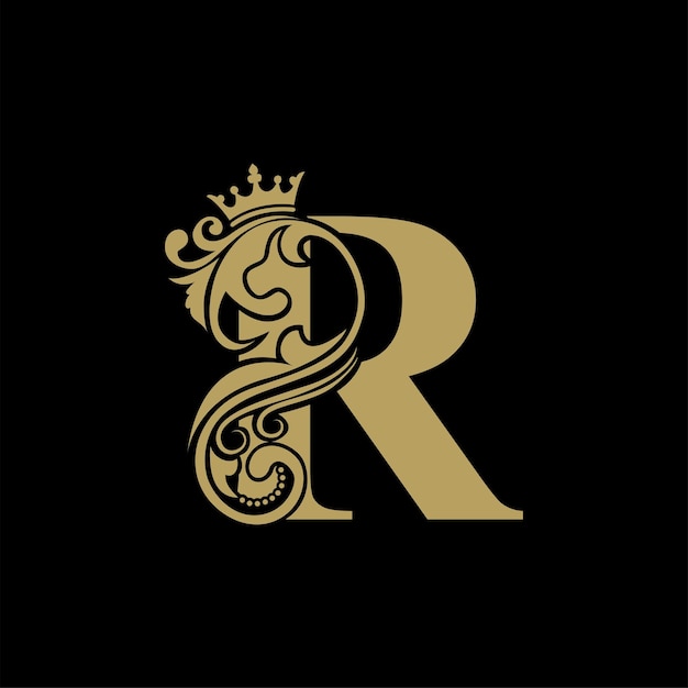 Vector logo van r luxury