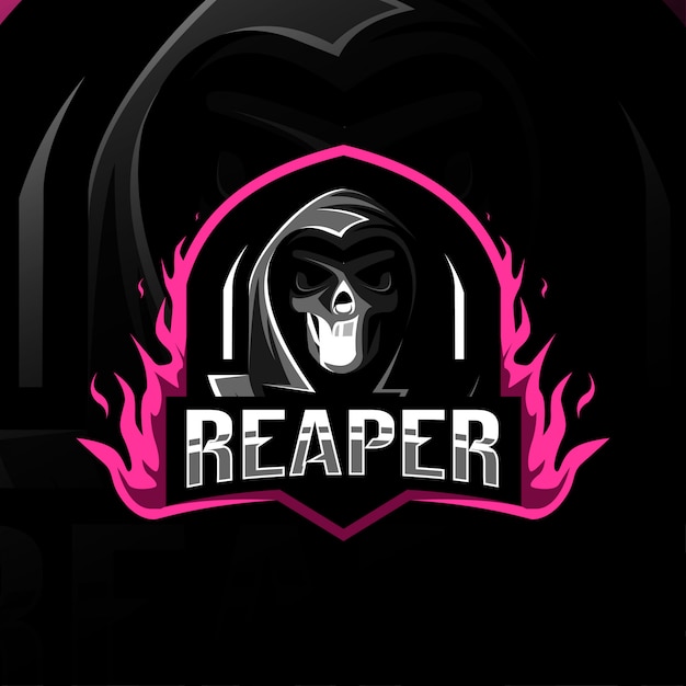 Logo van reaper mascot esport