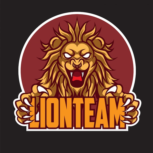 Logo van team lion esport