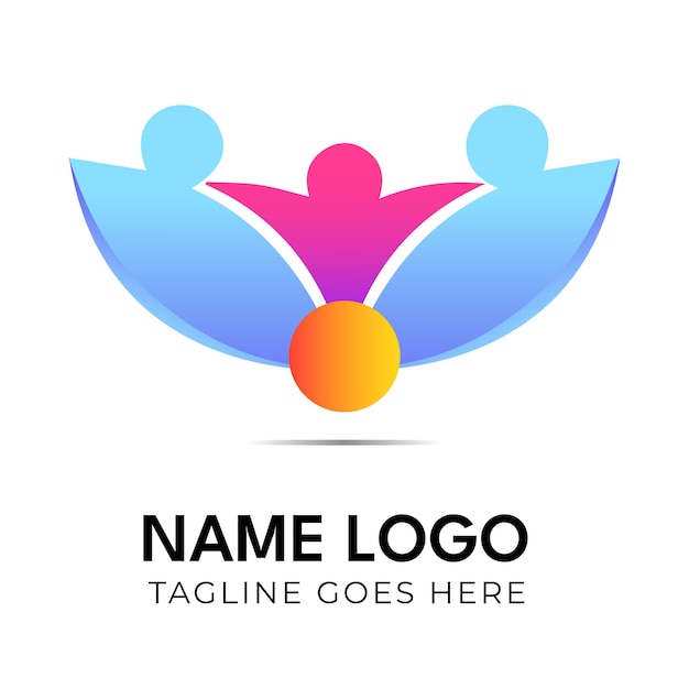 Vector logo vector colorful template