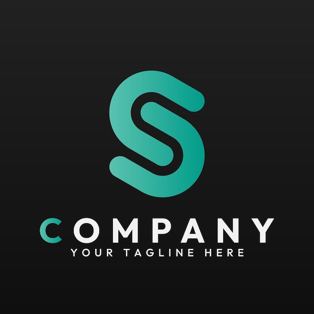 Logo vector template of letter S