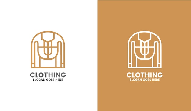 Vector logo vector voor kleding t shirt bedrijf