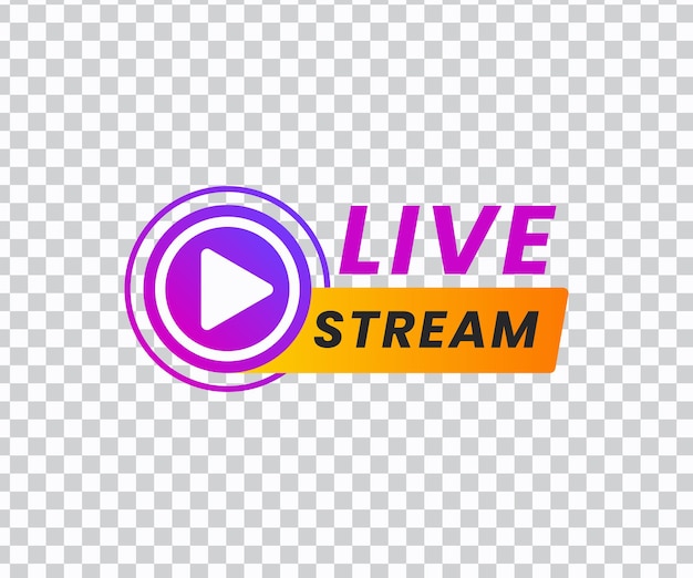 a logo for a video channel with a play button on a transparent background