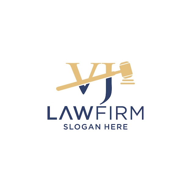 Дизайн логотипа юридической фирмы VJ
