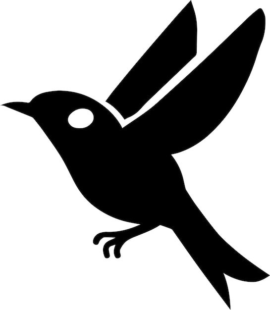 Vector logo vogelvector silhouet 13