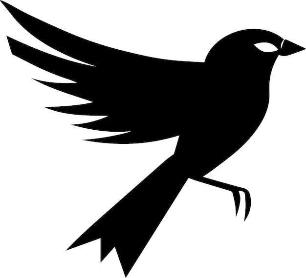 Vector logo vogelvector silhouet 42