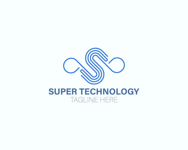 Logo voor de supertechnologie.