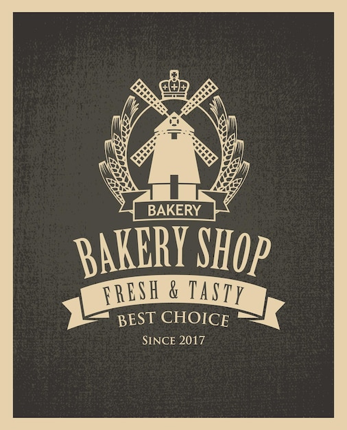 Logo voor een bakkerij