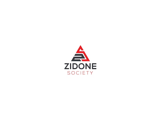 Logo voor een klein bedrijf genaamd zigzag samenleving