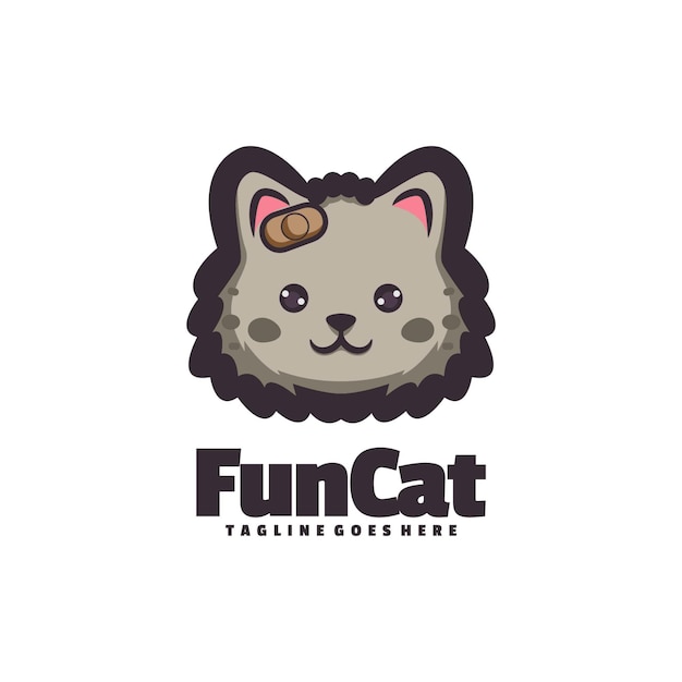 Logo voor een leuke kat