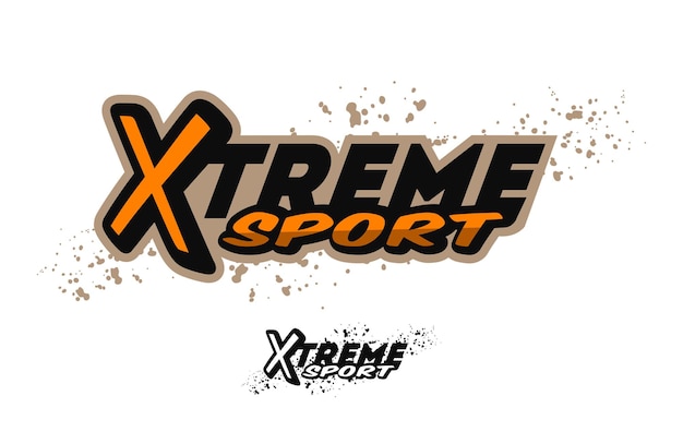 Vector logo voor extreme sporten twee opties
