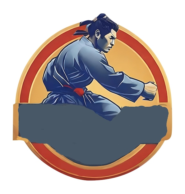 Logo voor judo en vechtkunsten