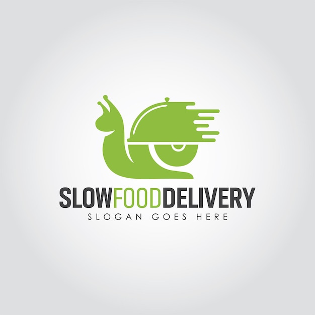 Logo voor slow food-bezorging