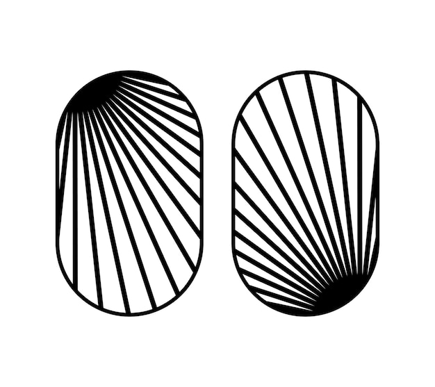 Logo vorm vectorstijl